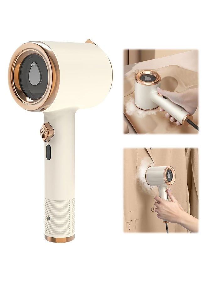 Portable Mini Ironing Machine, Travel Mini Steam Iron, Handheld Garment Steamer with Fast Preheating for Steam Dry Ironing, Ideal for Home and Travel