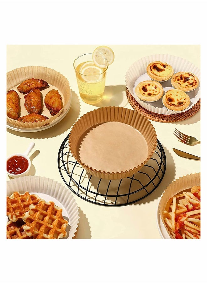 Air Fryer Disposable Paper Liner 100pcs with 100pcs Disposable Gloves