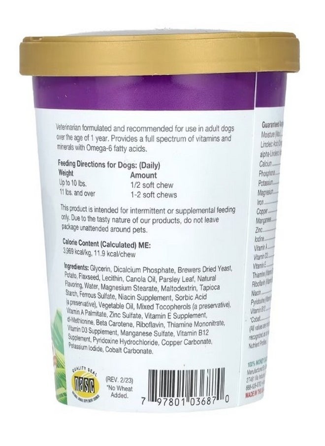 VitaPet Adult Daily Vitamins  Breath Aid For Dogs 60 Soft Chews 6.3 oz 180 g