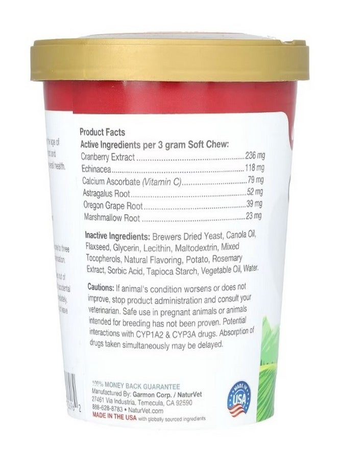 Cranberry Relief Healthy Urinary Tract  Echinacea For Dogs 60 Soft Chews 6.3 oz 180 g