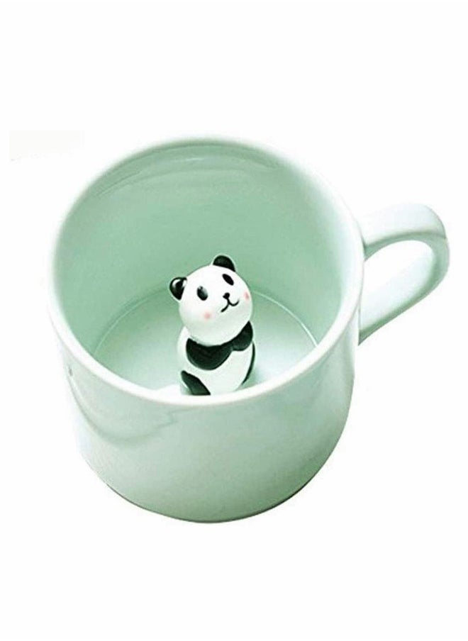 Panda Ceramic Cup, Coffee Milk Tea Ceramic Mugs,3D Animal Cups | Hidden Animal Inside |Best Gift for Morning Drink Weddings Birthdays Father's Day