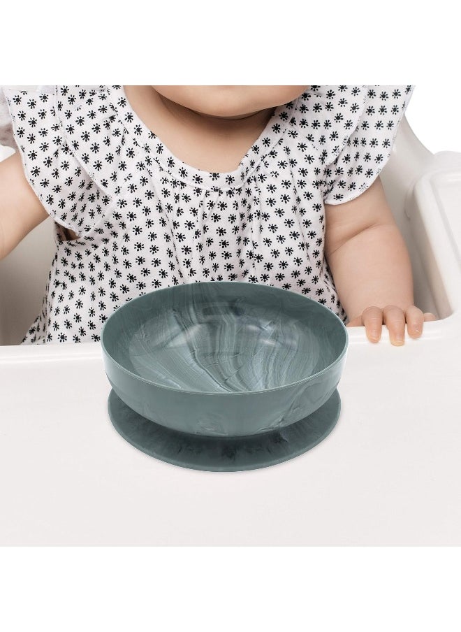 ChooMee Baby Suction Bowl | Strong Suction Grip With Firm Bowl | 100% Silicone, Bpa Free | 1 CT Large (Pack Of 1) Gray