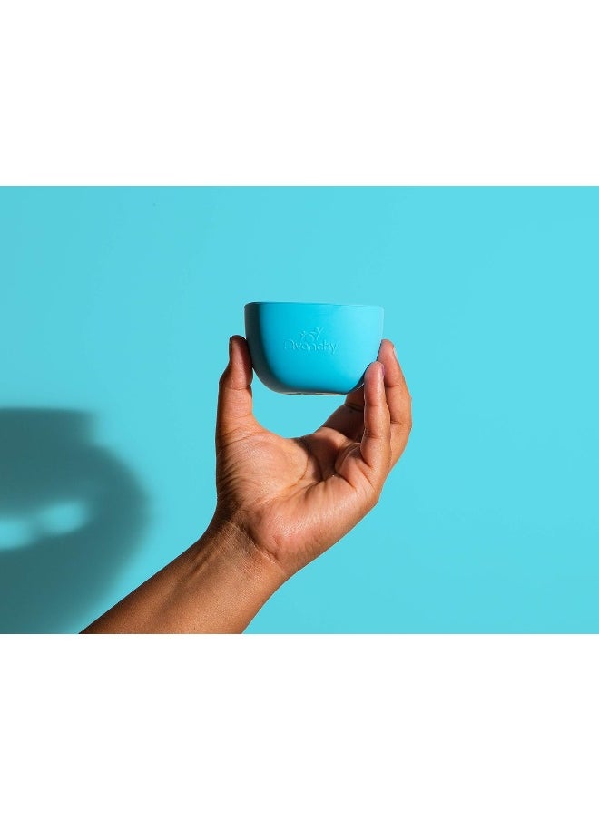 Avanchy Silicone La Petite Mini Silicone Bowl Yellow - Silicone Baby Dishes - Baby Bowl - Silicone Bowl - Baby Dishes Set - Baby Feeding Bowl - Bowls for Toddler