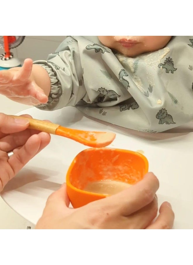Avanchy Silicone La Petite Mini Silicone Bowl Yellow - Silicone Baby Dishes - Baby Bowl - Silicone Bowl - Baby Dishes Set - Baby Feeding Bowl - Bowls for Toddler