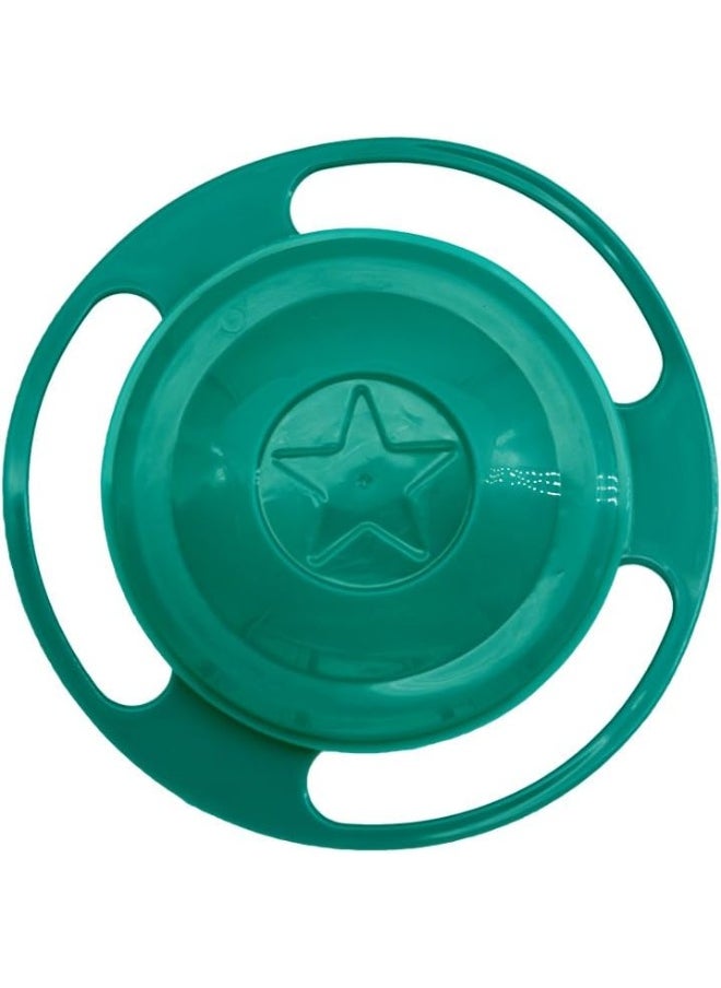 Baby Gyro Bowl 360 Degree Rotation Spill Resistant Gyroscopic Bowl with Lid Toy Tableware for Kids Toddlers