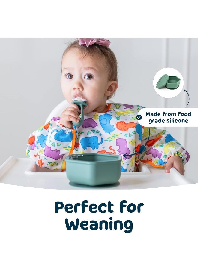 Tiny Twinkle Silicone Suction Bowl with Lid for Baby and Toddler