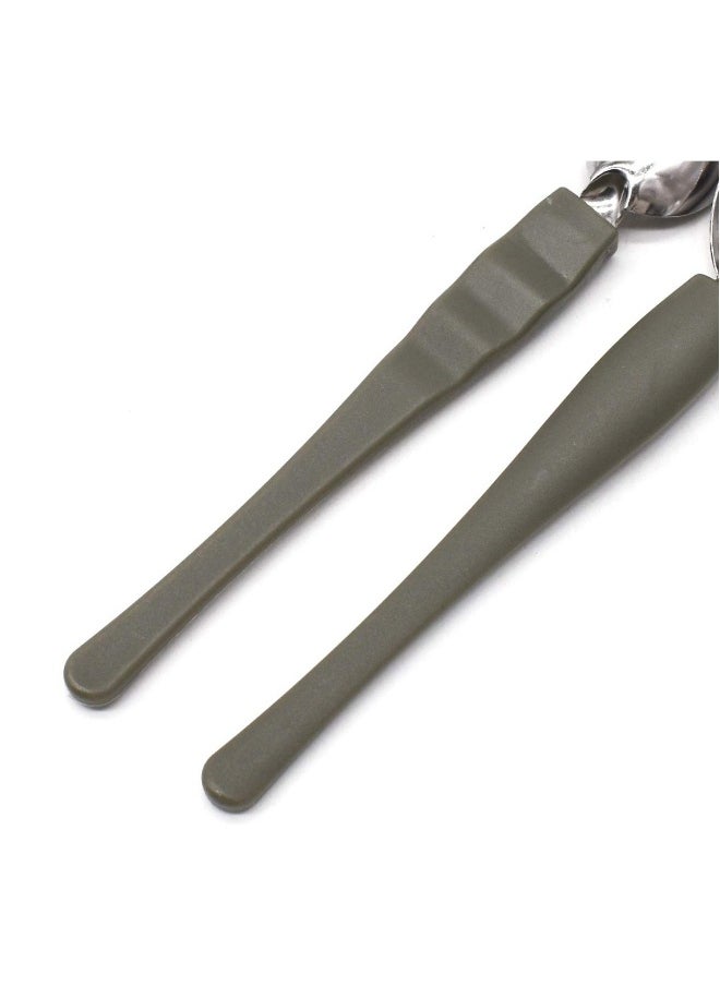 6 Pieces Drawing Decorating Spoon Set,Plated Decorating Pencil Spoon Saucier Drizzle for Decorating, Drizzling, and Drawing on Plates, Cakes
