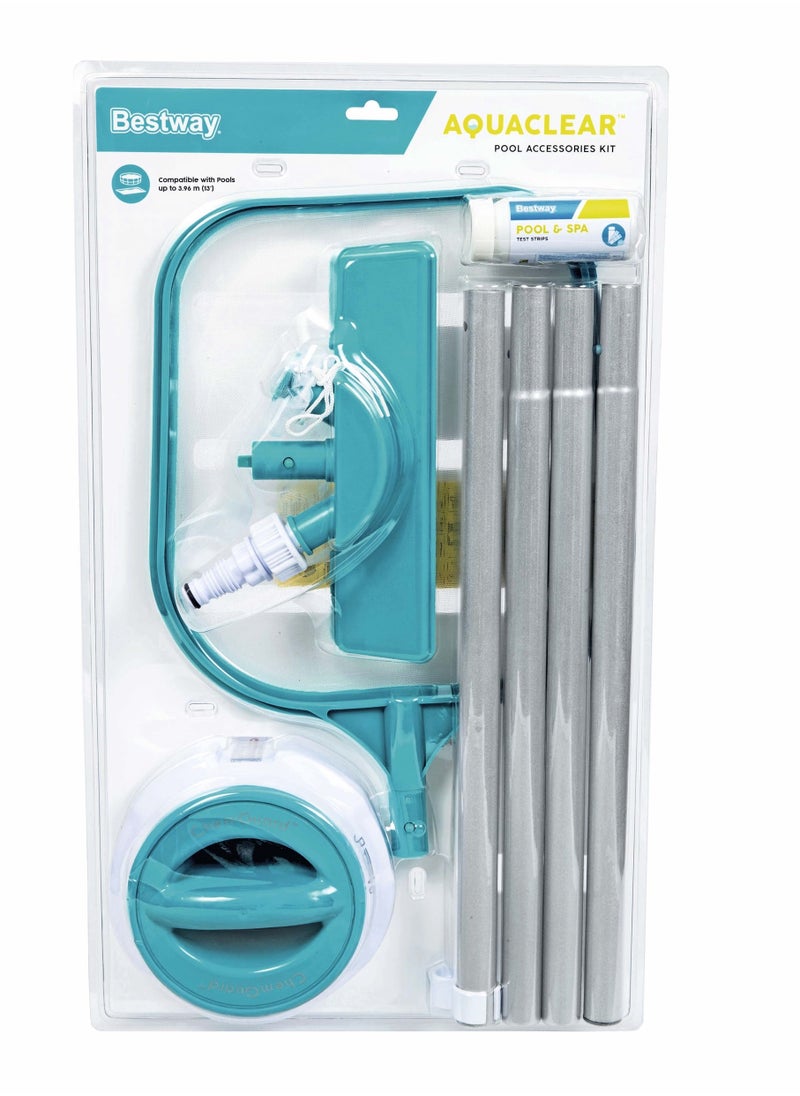 Bestway AquaClear Pool Accessories Set | Swimming Pool Maintenance Set | Easy to Use