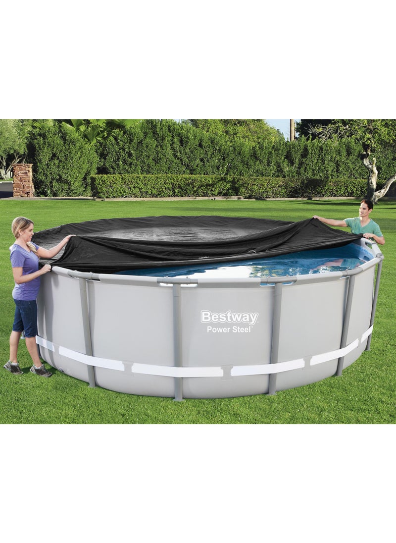 Bestway Flow Clear PVC Pool Cover 488cm | Power Steel Swimming Pool Cover