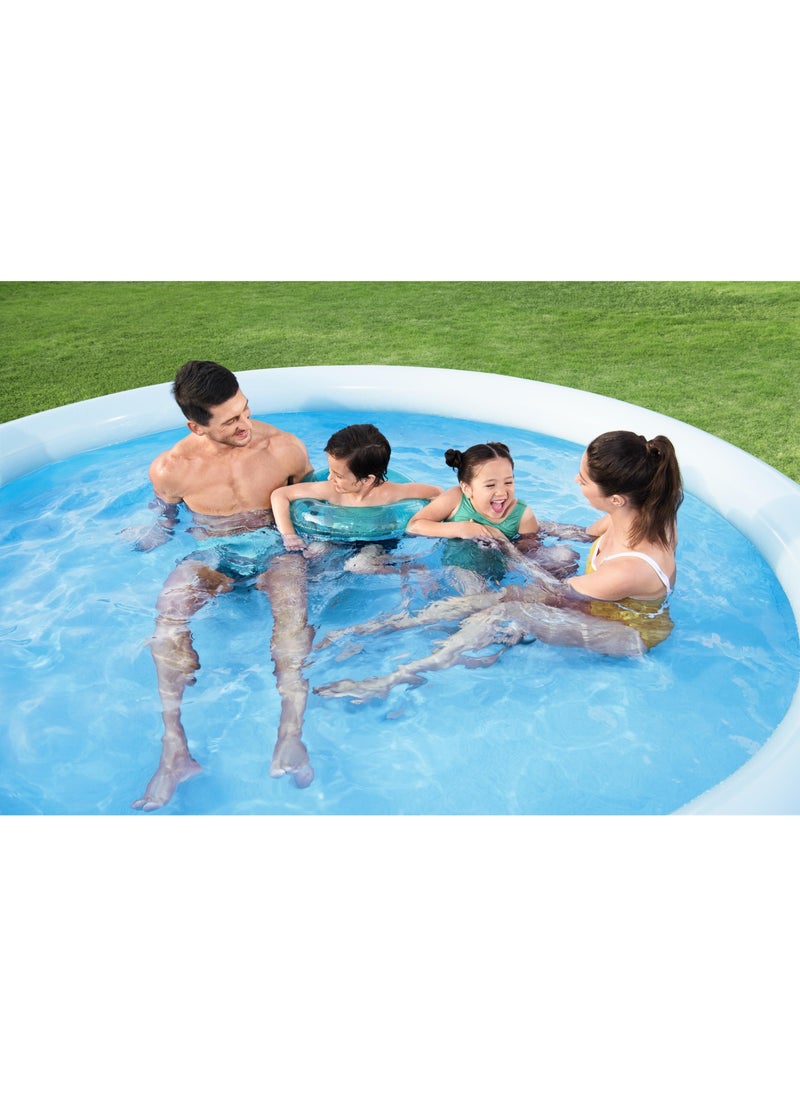 Bestway Inflatable Pool Set 305x66cm | Easy-to-assemble, no-tool set up | Family Swimming Pool | Above Ground Pool | Backyard Pool | Summer Fun with Friends and Family