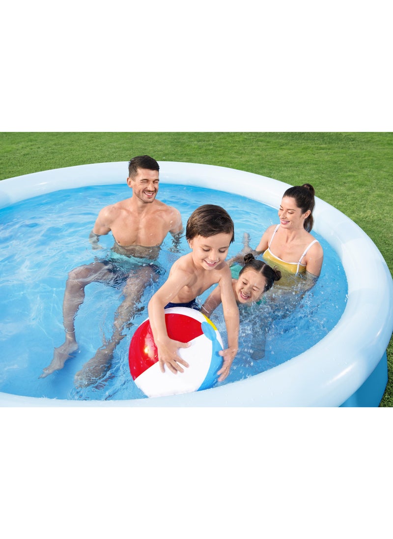 Bestway Inflatable Pool Set 305x66cm | Easy-to-assemble, no-tool set up | Family Swimming Pool | Above Ground Pool | Backyard Pool | Summer Fun with Friends and Family