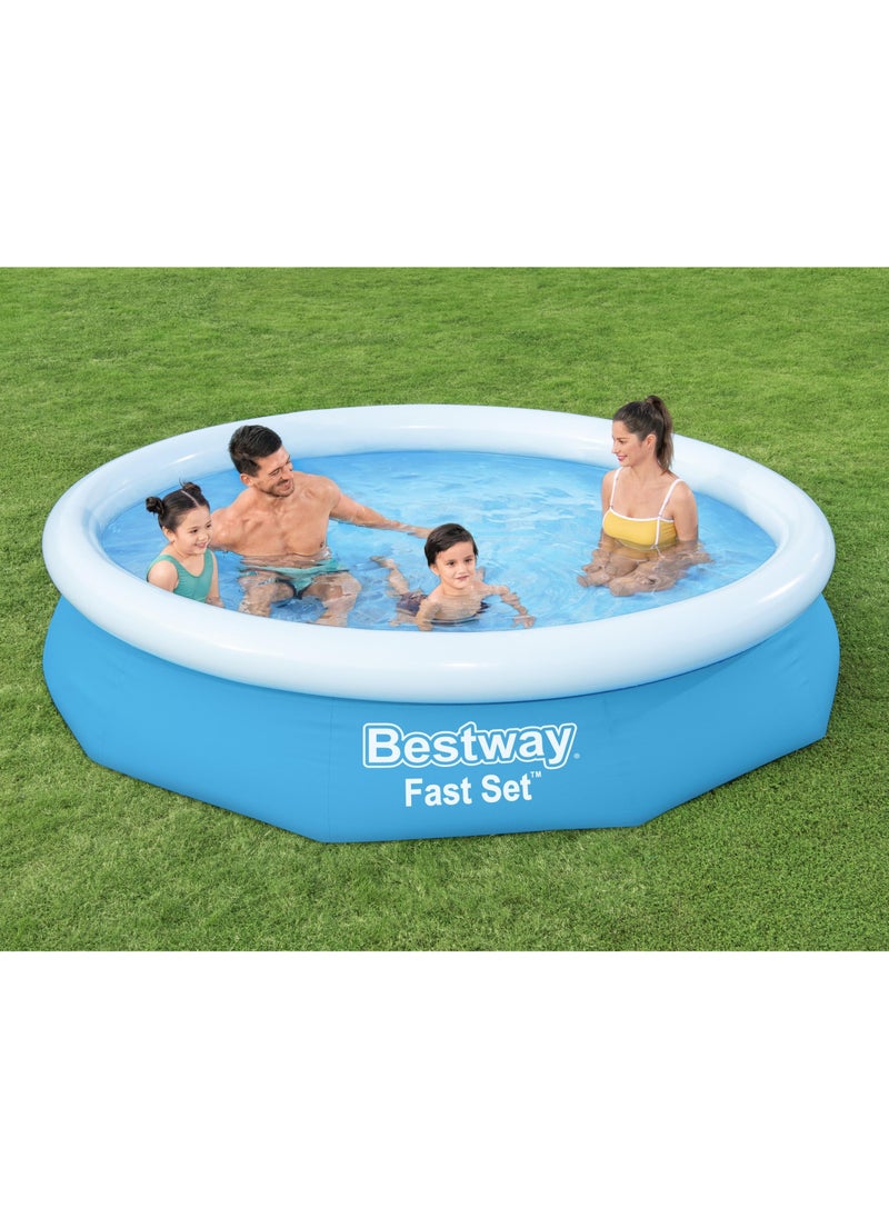 Bestway Inflatable Pool Set 305x66cm | Easy-to-assemble, no-tool set up | Family Swimming Pool | Above Ground Pool | Backyard Pool | Summer Fun with Friends and Family