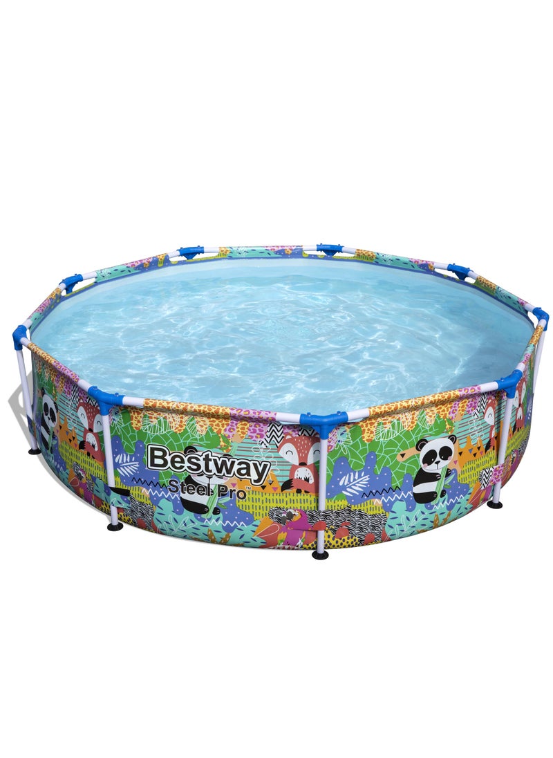 Bestway Steel Pro Pool 274x66cm | Family Swimming Pool | Above Ground Pool | Backyard Pool | Steel Framed Pool | Summer Fun with Friends and Family