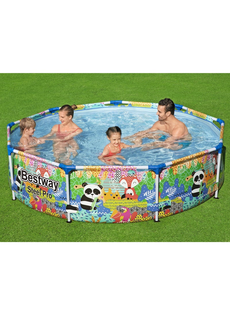 Bestway Steel Pro Pool 274x66cm | Family Swimming Pool | Above Ground Pool | Backyard Pool | Steel Framed Pool | Summer Fun with Friends and Family