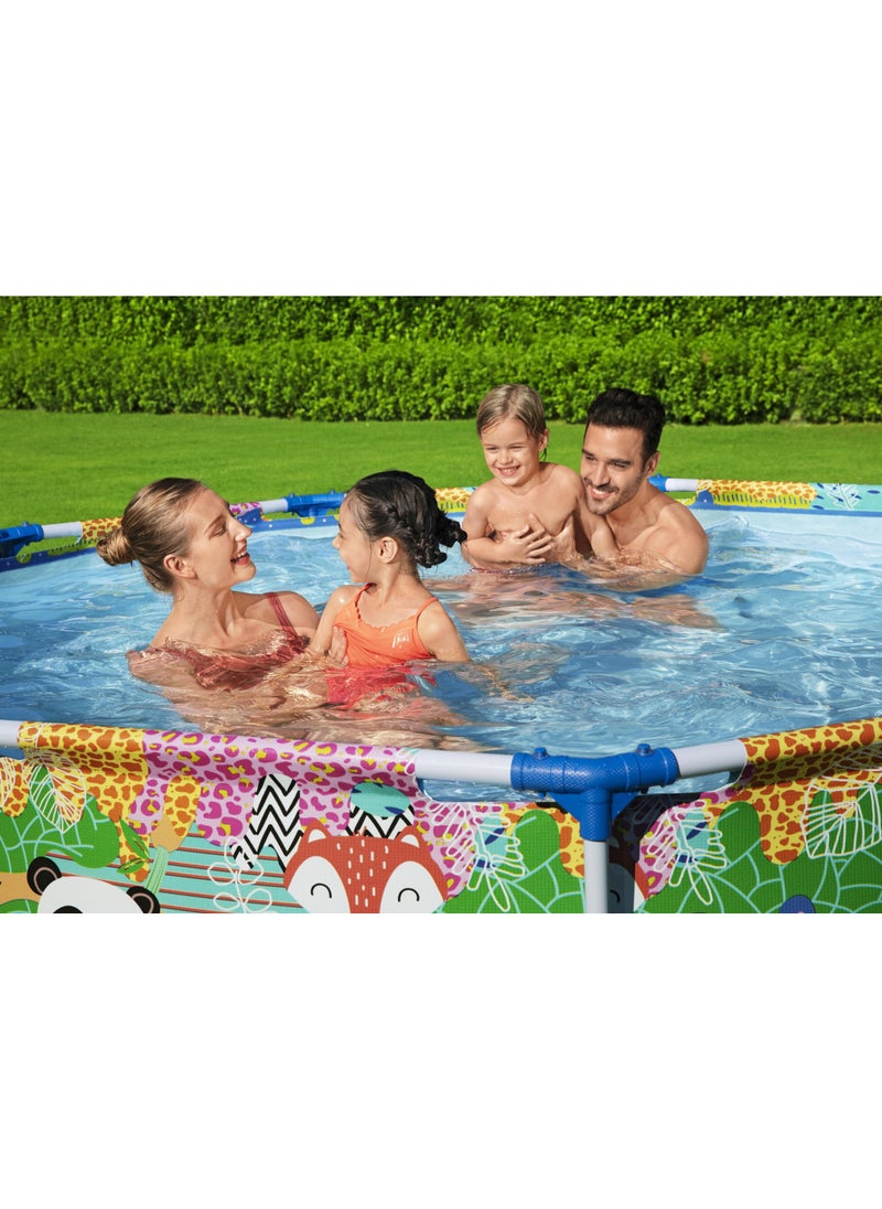 Bestway Steel Pro Pool 274x66cm | Family Swimming Pool | Above Ground Pool | Backyard Pool | Steel Framed Pool | Summer Fun with Friends and Family