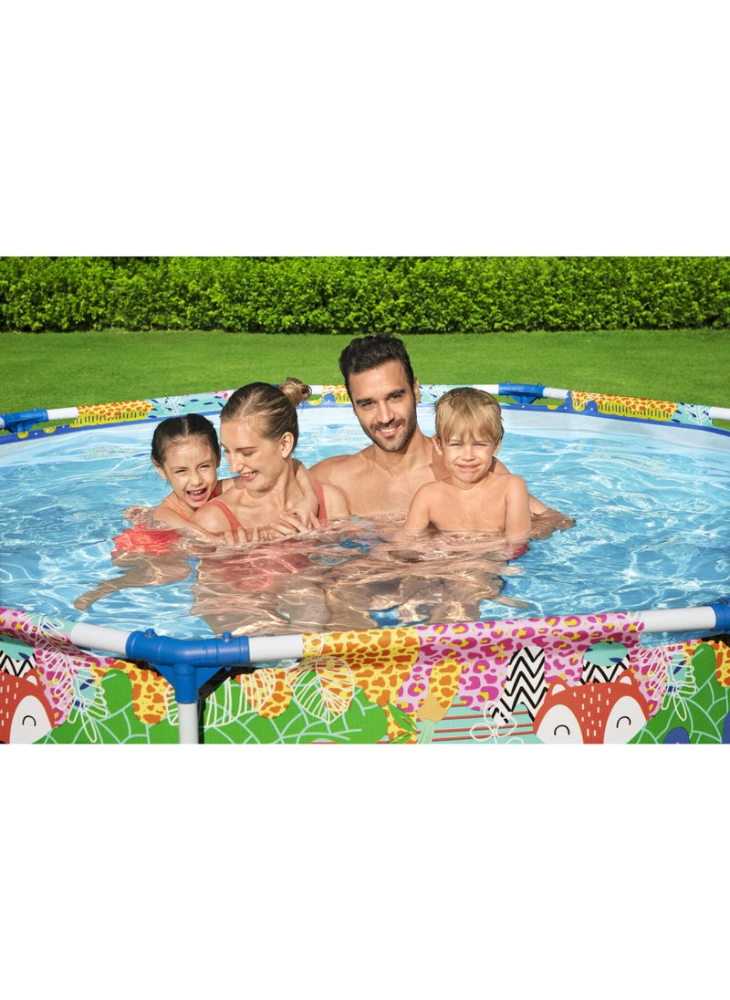 Bestway Steel Pro Pool 274x66cm | Family Swimming Pool | Above Ground Pool | Backyard Pool | Steel Framed Pool | Summer Fun with Friends and Family
