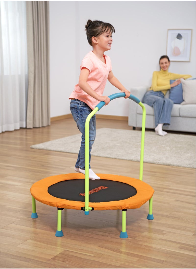 Bestway Wonder Jump Trampoline 91x96cm for Ages 3+ | Indoor & Outdoor Trampoline | Improves Balance, Coordination and Strength | Non-Slip Foot Pads | Bouncing Play for Kids
