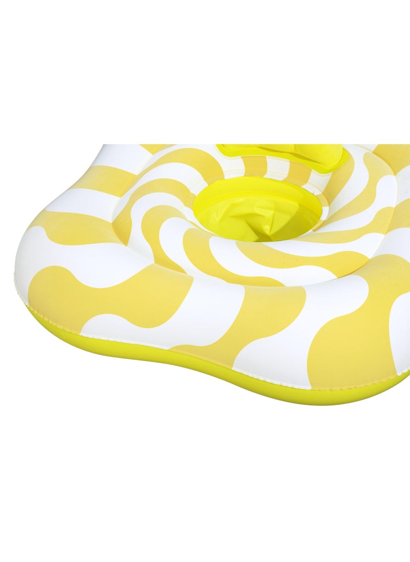 Bestway Swimsafe Baby Wavy Square 79x79cm | Inflatable Baby Float | Baby Pool Float | Summer Water Toy | Pool & Beach Toy