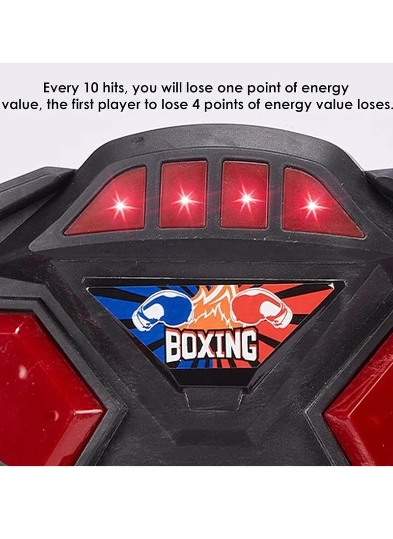Electronic Interactive Boxing Toy – Portable Boxing Training Game Machine for Kids & Adults – Indoor/Outdoor Fitness Toy for Parent-Child Play – Reflex & Reaction Trainer with Light & Sound