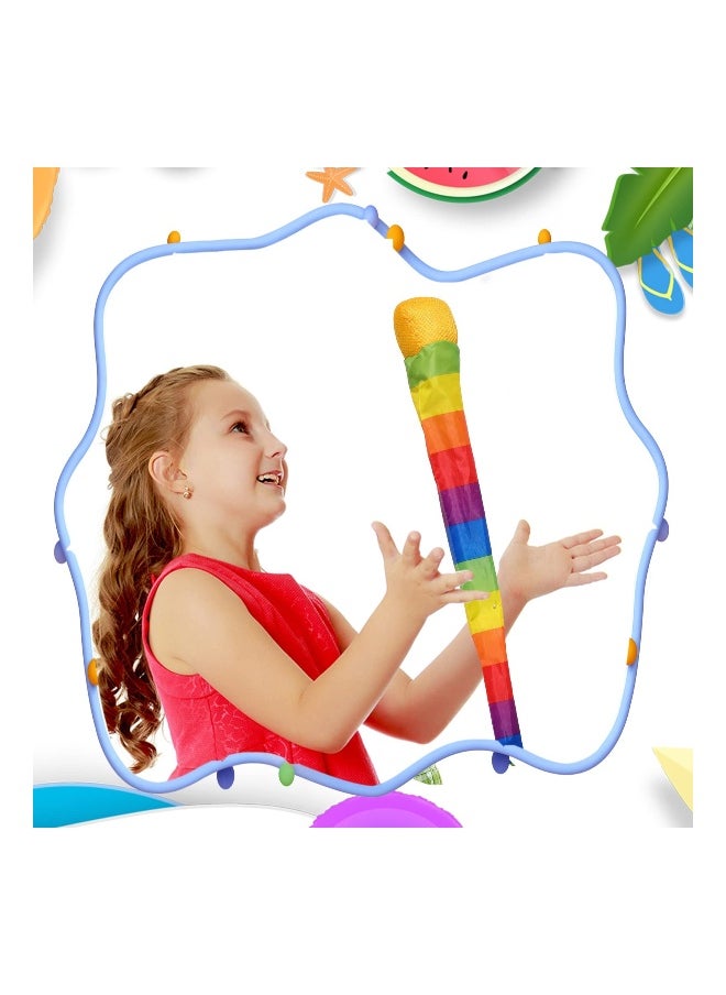 Catch Tail Foam Balls Soft Rainbow Play Ball Educational Sports Playground Balls Colorful Meteor Ball with Rainbow Tails for Kids Kindergarten School Sensory Training Random Color