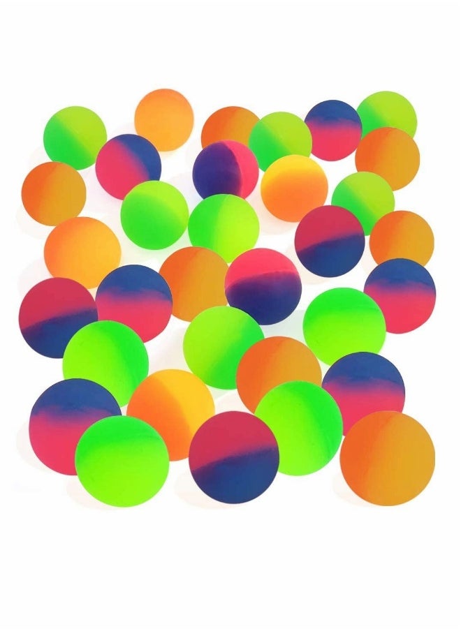 Bouncy Balls - Rubber Balls for Kids - ICY Bounce Balls - 1.25 Inch Icy Bouncy Balls for Kids, Set of 25, Frozen Birthday Party Favors, Goodie Bag and Piñata Fillers, Fun Assorted Colors