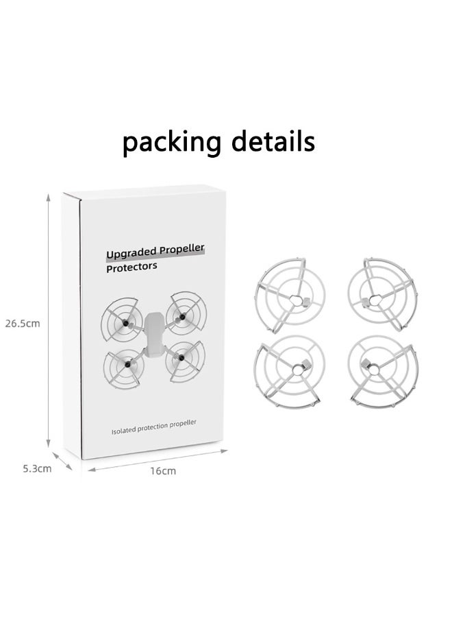 Propeller Guard Protection Ring for DJi Mavic Mini 2 / SE Portable Protection Drone Accessories Anti-Collision Ring Propeller Guard Quick Release Propeller Guard (4 pieces)