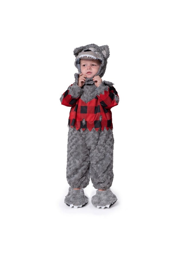 Halloween Baby Boy Werewolf Costume, Toddler Wolf Jumpsuit For Boys And Girls Infants Unisex Halloween Costume For Dress Up Party (3T)