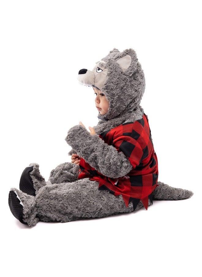 Halloween Baby Boy Werewolf Costume, Toddler Wolf Jumpsuit For Boys And Girls Infants Unisex Halloween Costume For Dress Up Party (3T)