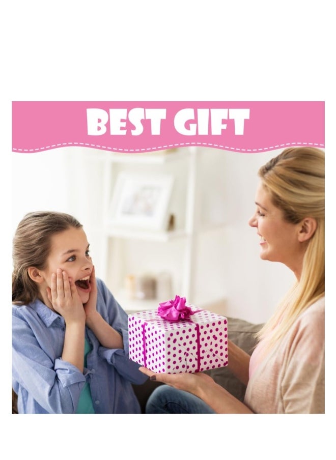 Kids Makeup Sets for Girls, 14 Colors Washable Children's Make Up Kit with Mirror, Non-Toxic Cosmetic Beauty Set Gift for Kids, Princess Pretend Play Games Toys Birthday, for Girls