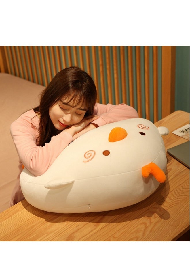 Soft Stuffed Duck Plush 13.8'' Cute Funny Sushi Plushie Squishy Anime Pillow Kawaii Room Decor Birthday Valentines Gifts for Kids Girls Boys