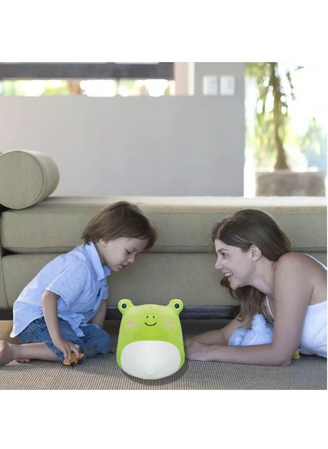 Cute Frog Plush Toy, Animals Cute Frog Stuffed Pillow, Super Soft and Comfortable Plush Toy Birthday Decor Suitable for Boys Girls 8 Inch