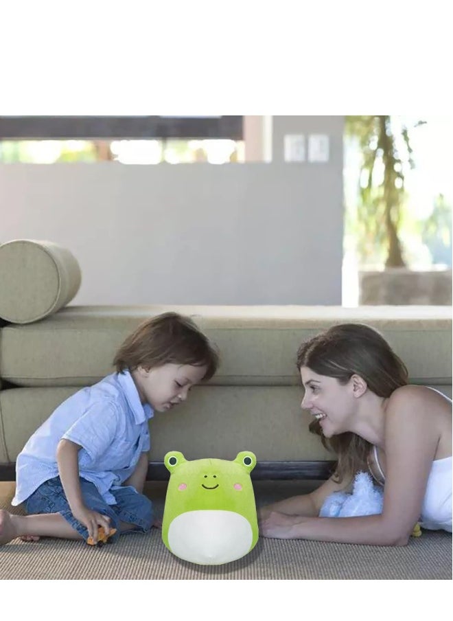Cute Frog Plush Pillows, 8 Inch Animals Cute Frog Stuffed Pillow, Super Soft and Comfortable Plush Toy Birthday Decor Suitable for Boys Girls