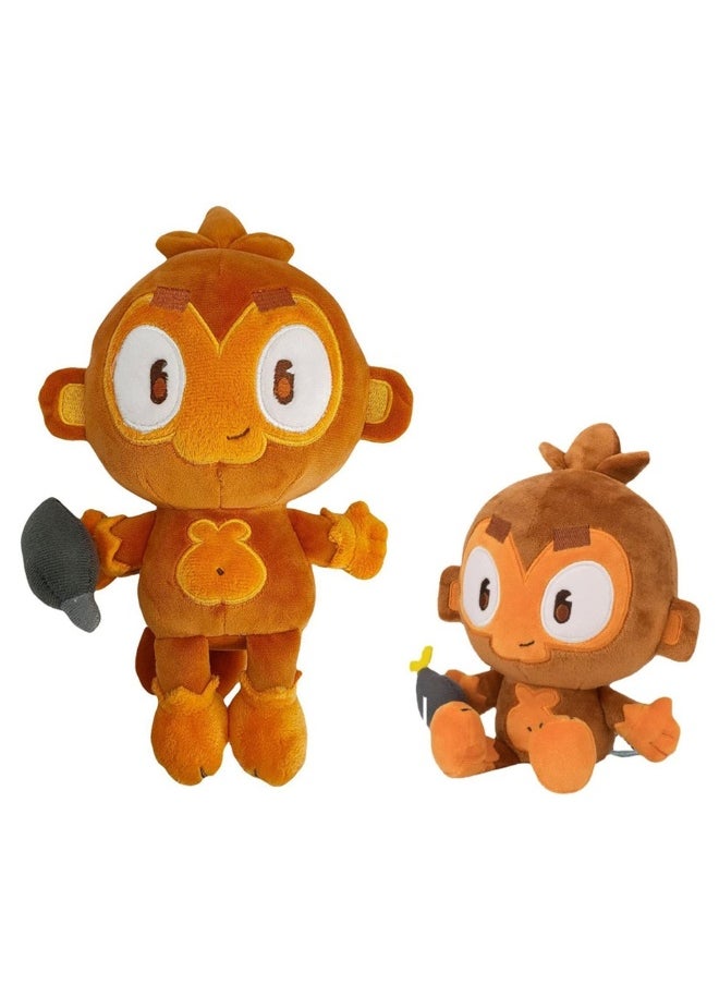 Dart Monkey Plush Doll, 9.8in Soft Stuffed Game Animal, Adorable Toy, Ideal Fan Gift, Perfect for Collectors and Kids, Great for Cuddling and Display, Brown