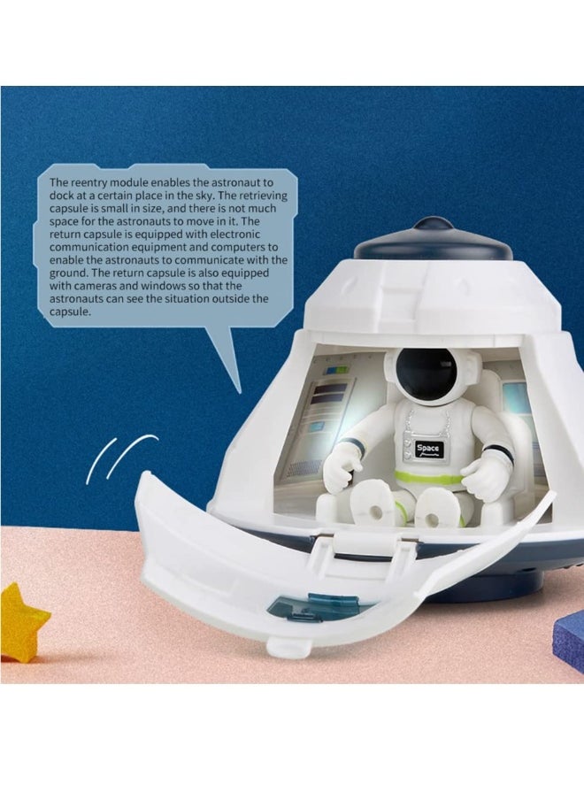 Astronaut Space Ship Shuttle Rocket Pretend Play Set City Space Mars Exploration Space Shuttle Toy Kit