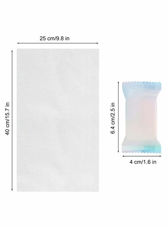 Disposable Compressed Towel Tablets 44 Pack Compressed Washcloths, Camping Towels, Large Towels 15.7in Long and Thick, Soft and Reusable, Suitable for Baby Travel Camping Guests