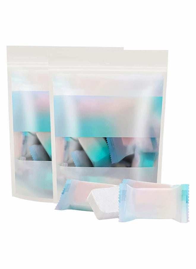 Disposable Compressed Towel Tablets 44 Pack Compressed Washcloths, Camping Towels, Large Towels 15.7in Long and Thick, Soft and Reusable, Suitable for Baby Travel Camping Guests