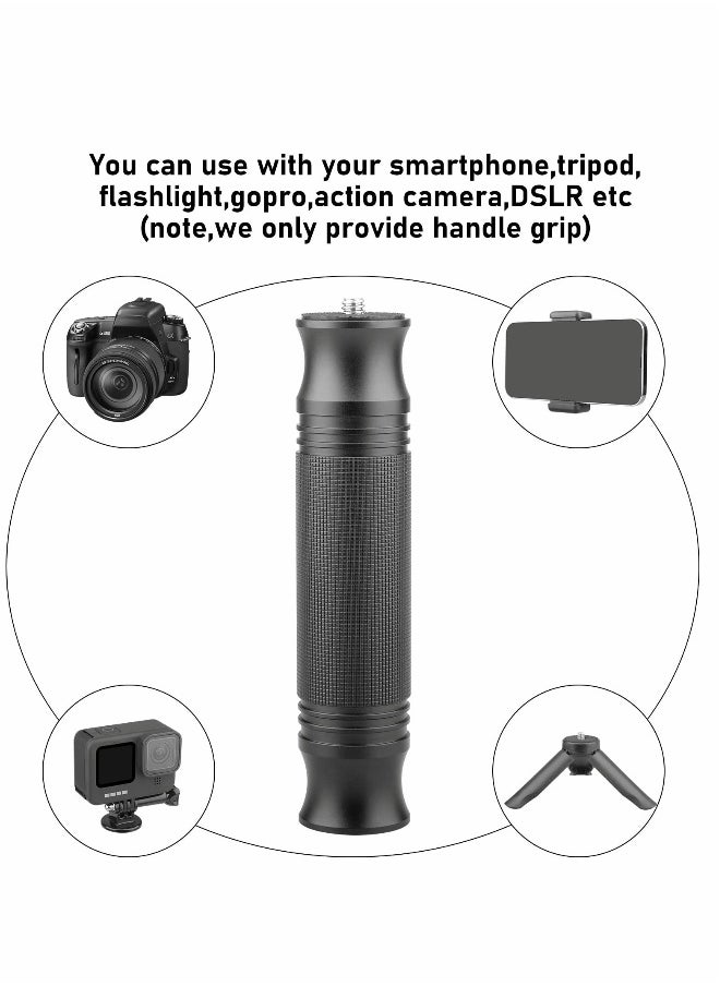 Camera Handle Grip, 1/4'' Camera Handle Stabilizer Universal Camera Camcorder Hand Grip Stabilizer Compatible with Smartphone and SLR DSLR DC Camera