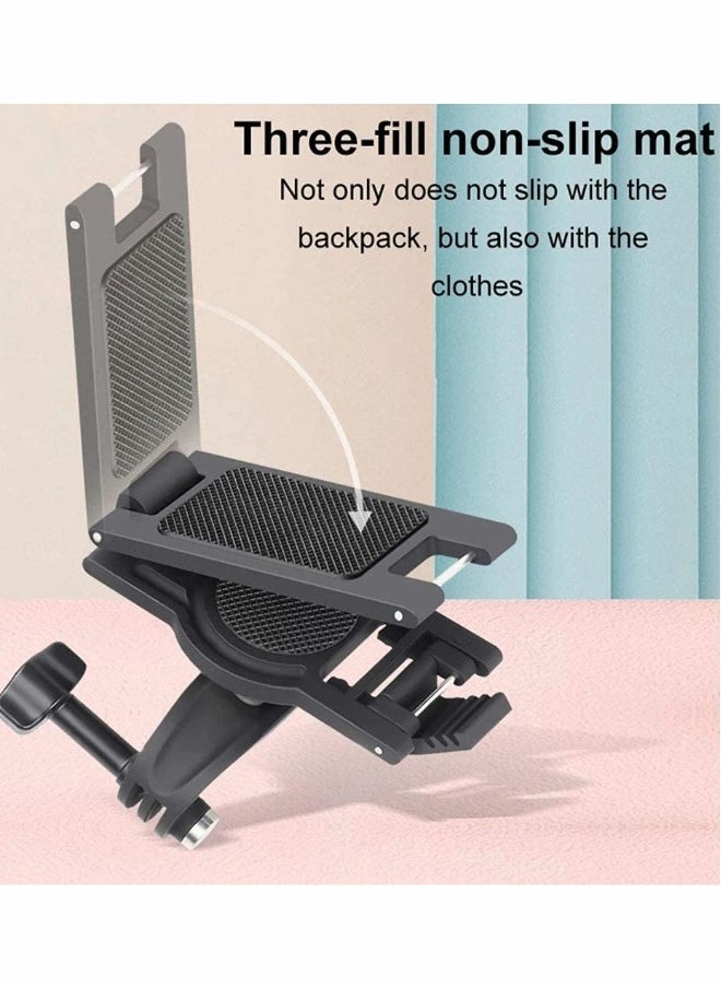 Backpack Strap Mount Adjustable Camera Shoulder Mount, Which Compatible with Most Action Camera