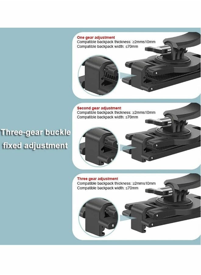 Backpack Strap Mount Adjustable Camera Shoulder Mount, Which Compatible with Most Action Camera