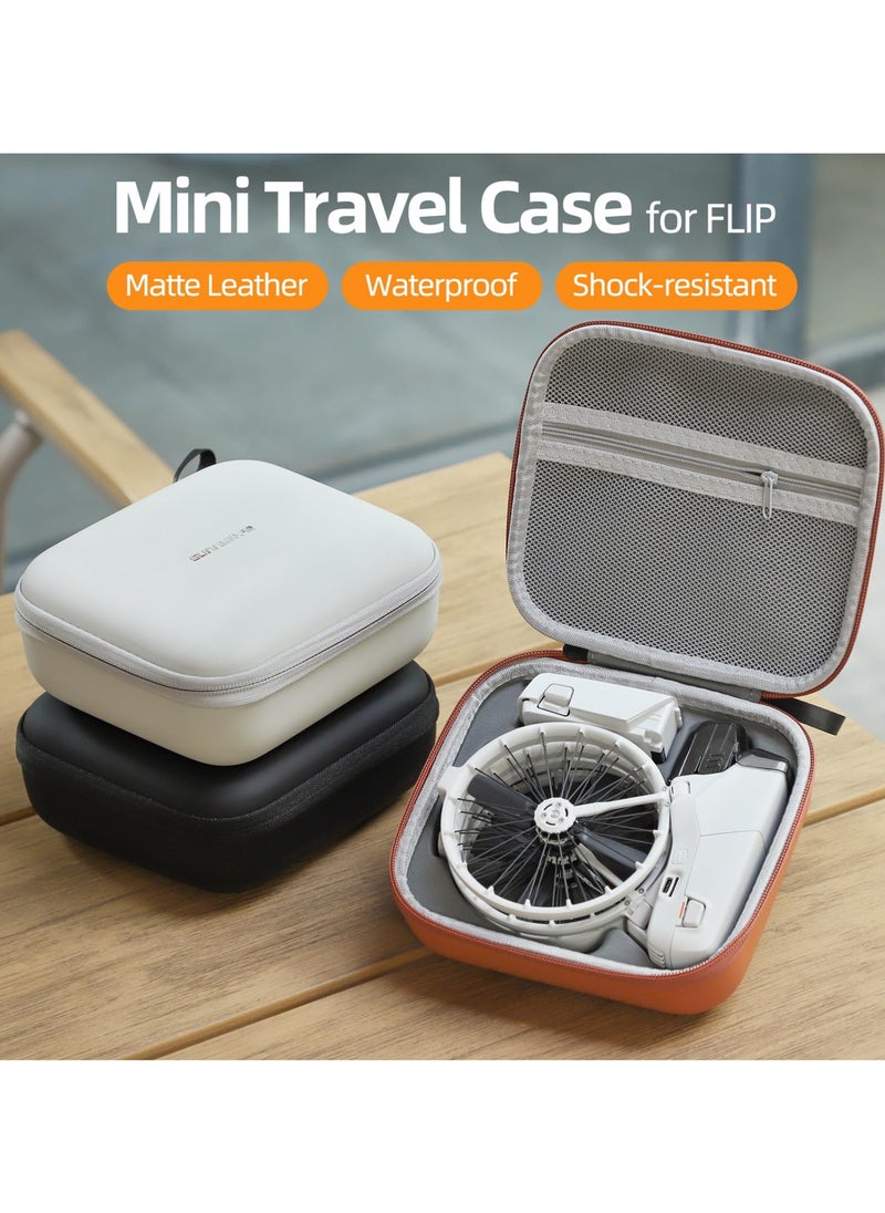 Carrying Case for DJI Flip Portable Travel Storage Bag for DJI Flip Drone Accessories (Black)