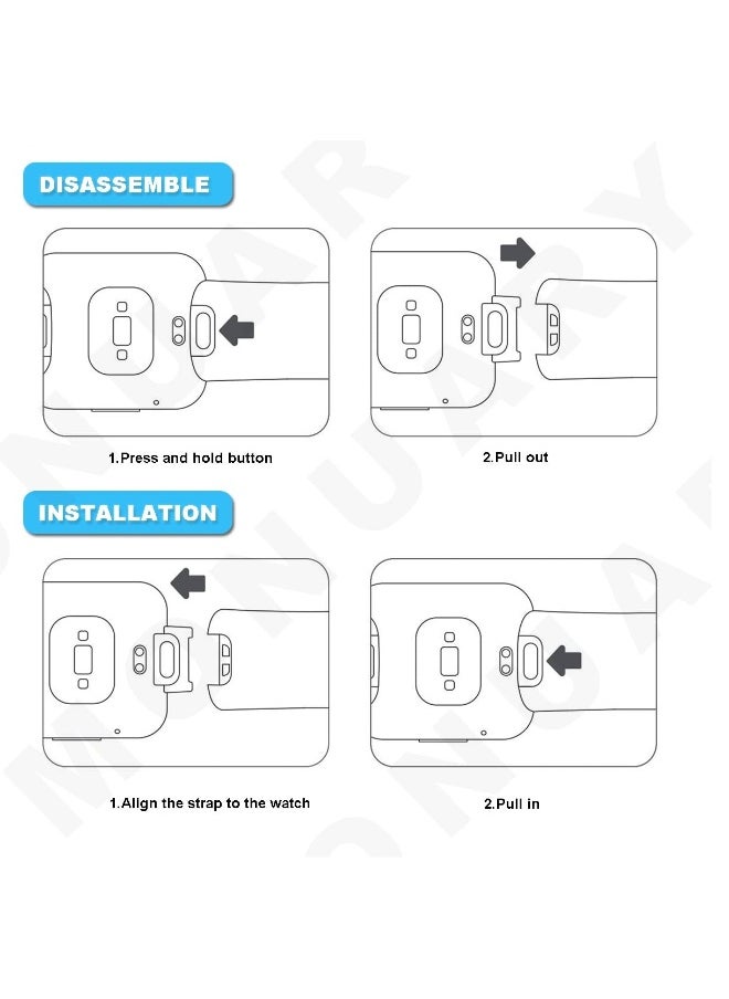 6 Colorful Silicone Straps for Xiaomi Redmi Watch Lite 2 and Mi Watch Lite 2 Replacement