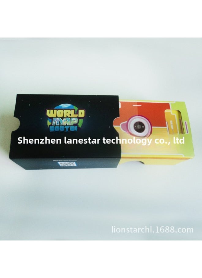 Export Quality Google Cardboard VR 2 Generation | 45mm Focal Length Lenses Google Glasses-Color:Red