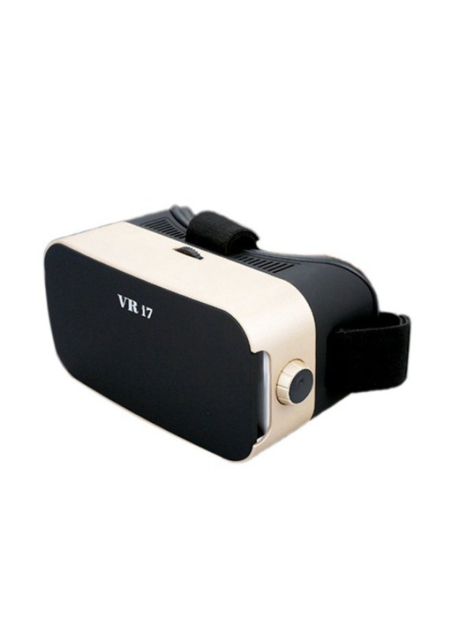 Vr I7 Mobile Phone 3d Glasses Vr Glasses VR Virtual Reality Glasses I352346-Color:Black + Gold