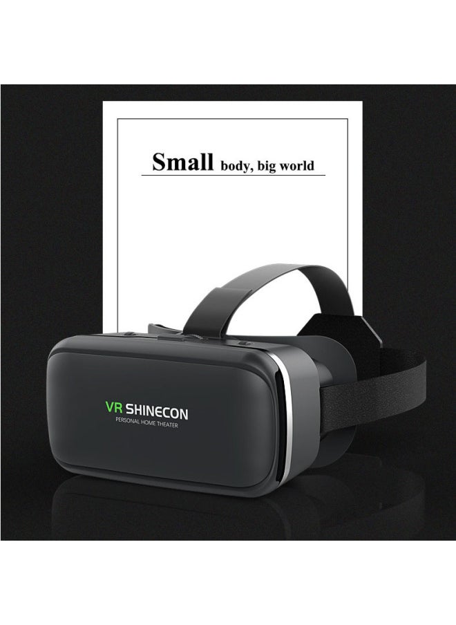 Cross-mirror VR SHINECON VR Glasses Thousand Magic 6 Generation G04 3D Mobile Phone Virtual Reality Helmet Panoramic Spot-Color:Handle Y1-White