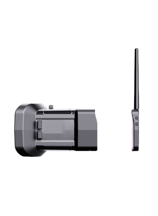 FPV Video Glasses 5.8g Head-mounted Dual Antenna Receives 48 Frequency Points 4.3-inch Crossing Machine Glasses Image Transmission Number-Color:Black