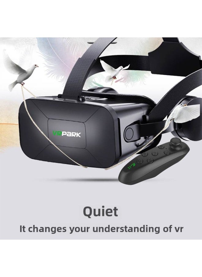 VRPARK Glasses BOX Smart Cinema 3DBOX Panoramic Game Virtual Helmet VR Glasses-Color:J40