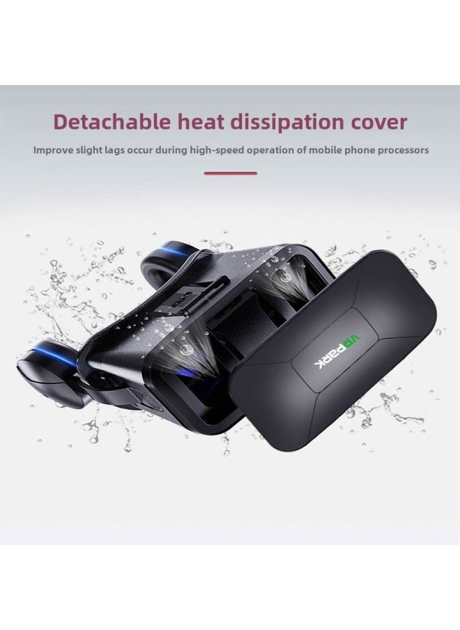 VRPARK Glasses BOX Smart Cinema 3DBOX Panoramic Game Virtual Helmet VR Glasses-Color:J40