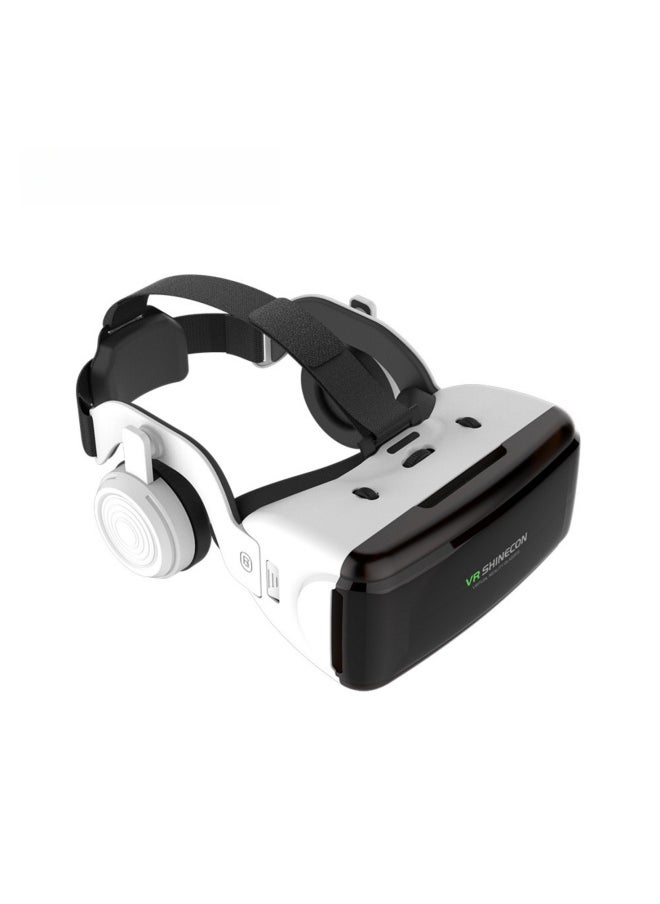 Qianhuang Mirror G06e Earphone Version Mobile Virtual Reality 3d Glasses Vr G06 Headset Digital Computer Glasses-Color:G06B Ordinary +052 Handle