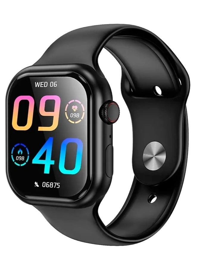 Smartwatch HOCO Y23 Sports Calling Edition – 2.02-inch Smooth Touch Screen, Bluetooth V5.0, Heart Rate & Sleep Monitoring, Physical Activity Tracker, Sedentary Reminder – Black Waterproof Fitness Smartwatch for Calls, Notifications, and Health Tracking