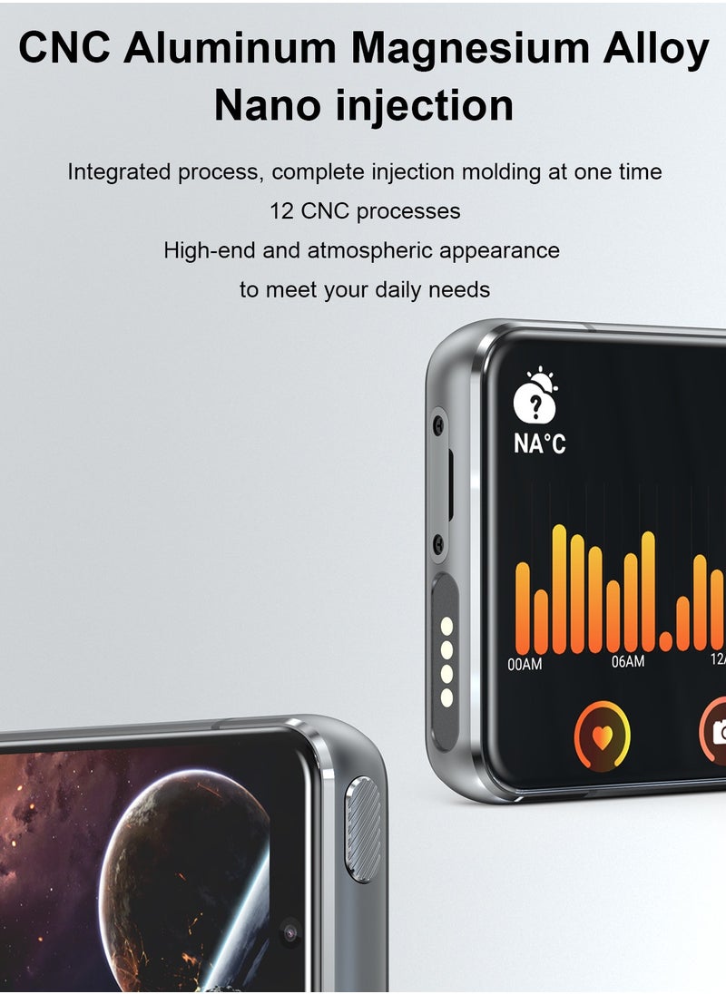 2.88″ Large HD Touch Screen 4G Android Smartwatch with SIM Card Slot, Full-Netcom Android 9.0, Dual HD Cameras (1300W + 500W)